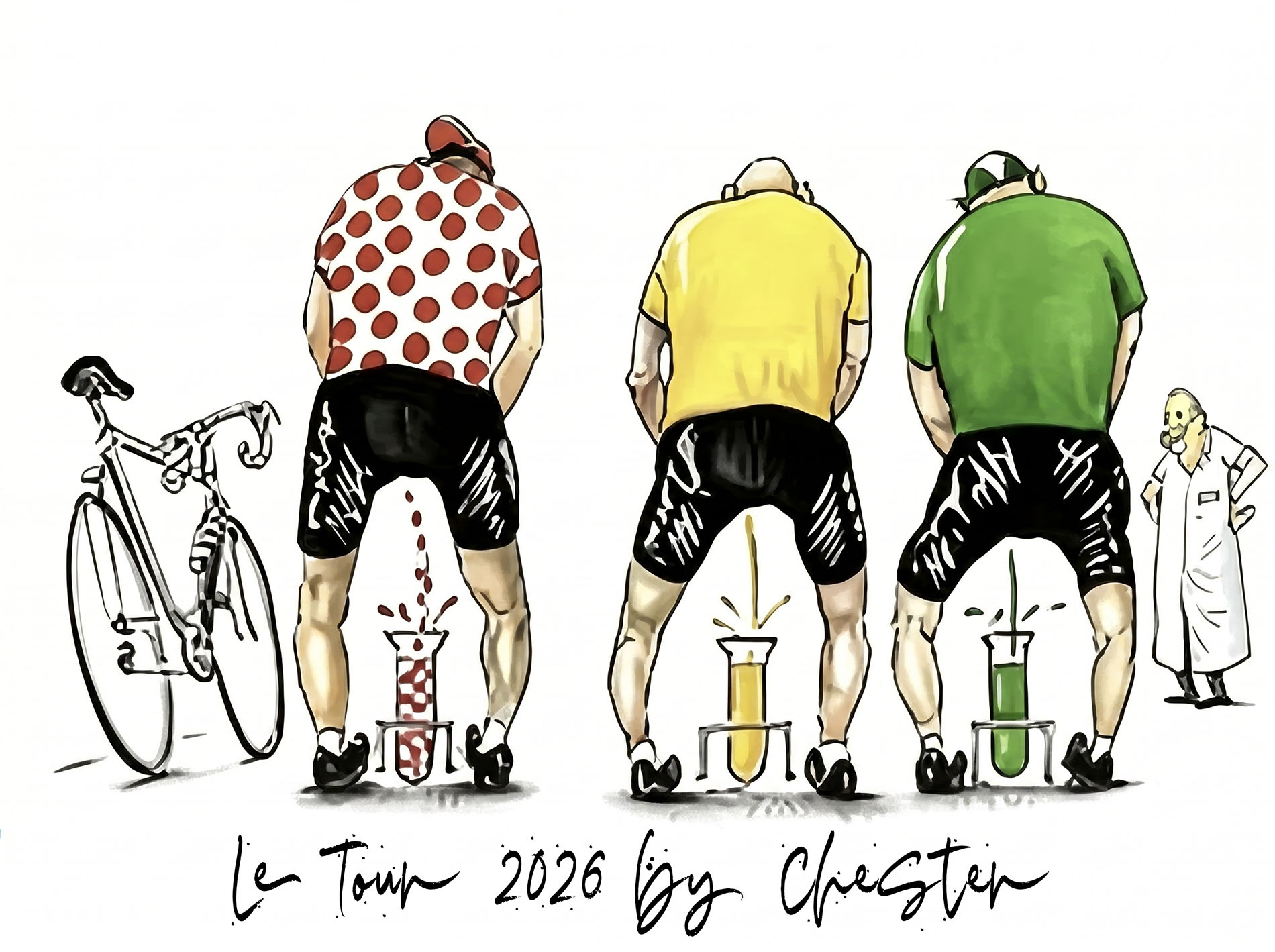 Le Tour 2026 artwork by Chester Duncalf-Massey