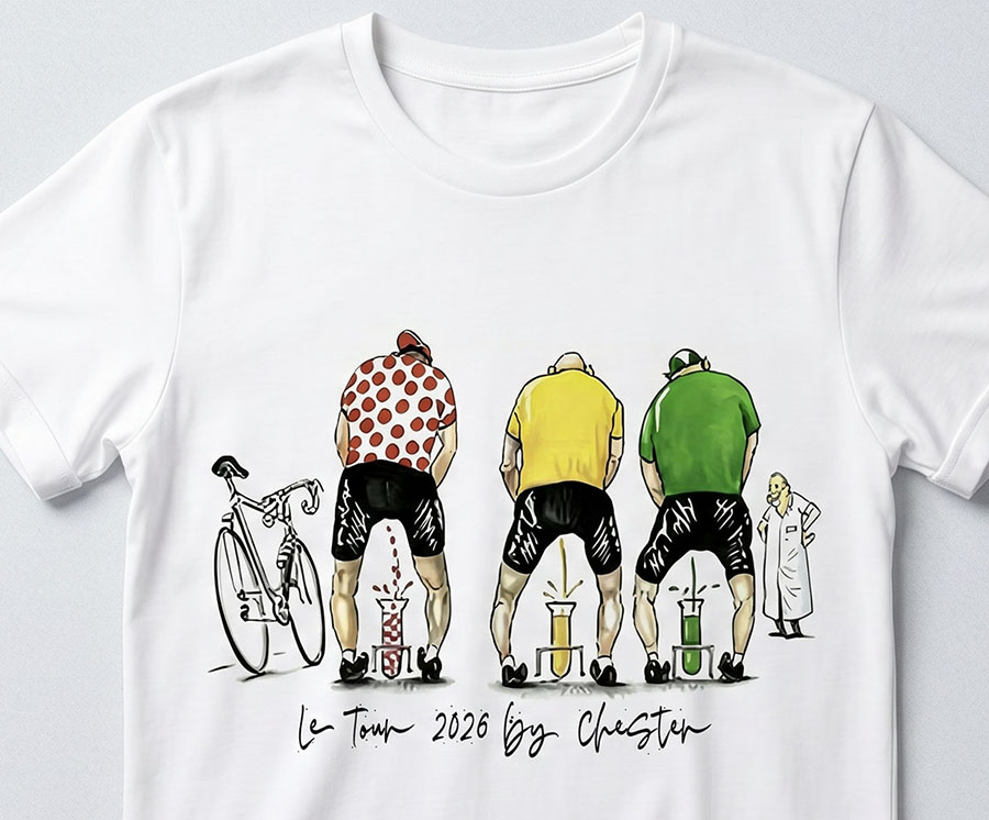 2026 Le Tour T Shirt Print by Chester Duncalf-Massey